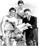 Coach Herb Sheaner, Tom Booker, Ken Shaw